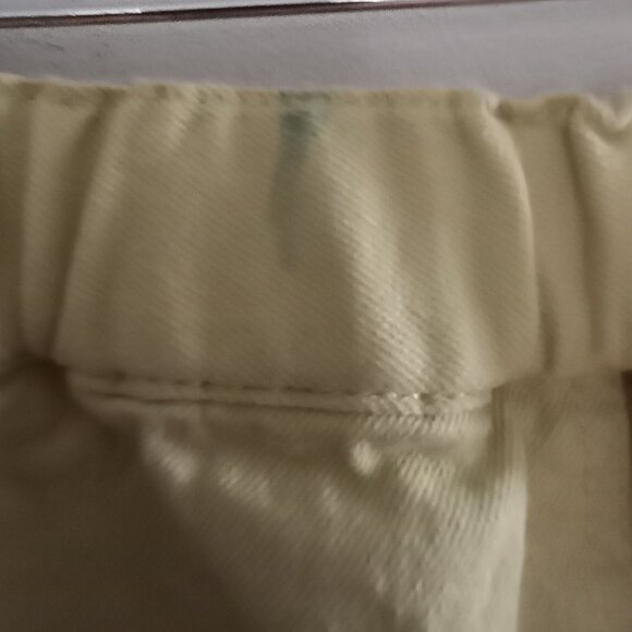 OAK + FORT light yellow denim wide leg pants - Picture 6 of 8